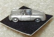 Lapel Pin, Porsche Pewter 356 car pin NOS